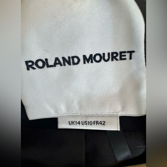 NWT NIB Roland Mouret Diamante Embellished Cropped Jacket - Size 10 / UK 14 - Picture 9 of 14